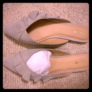 Joes Jeans suede mule flats